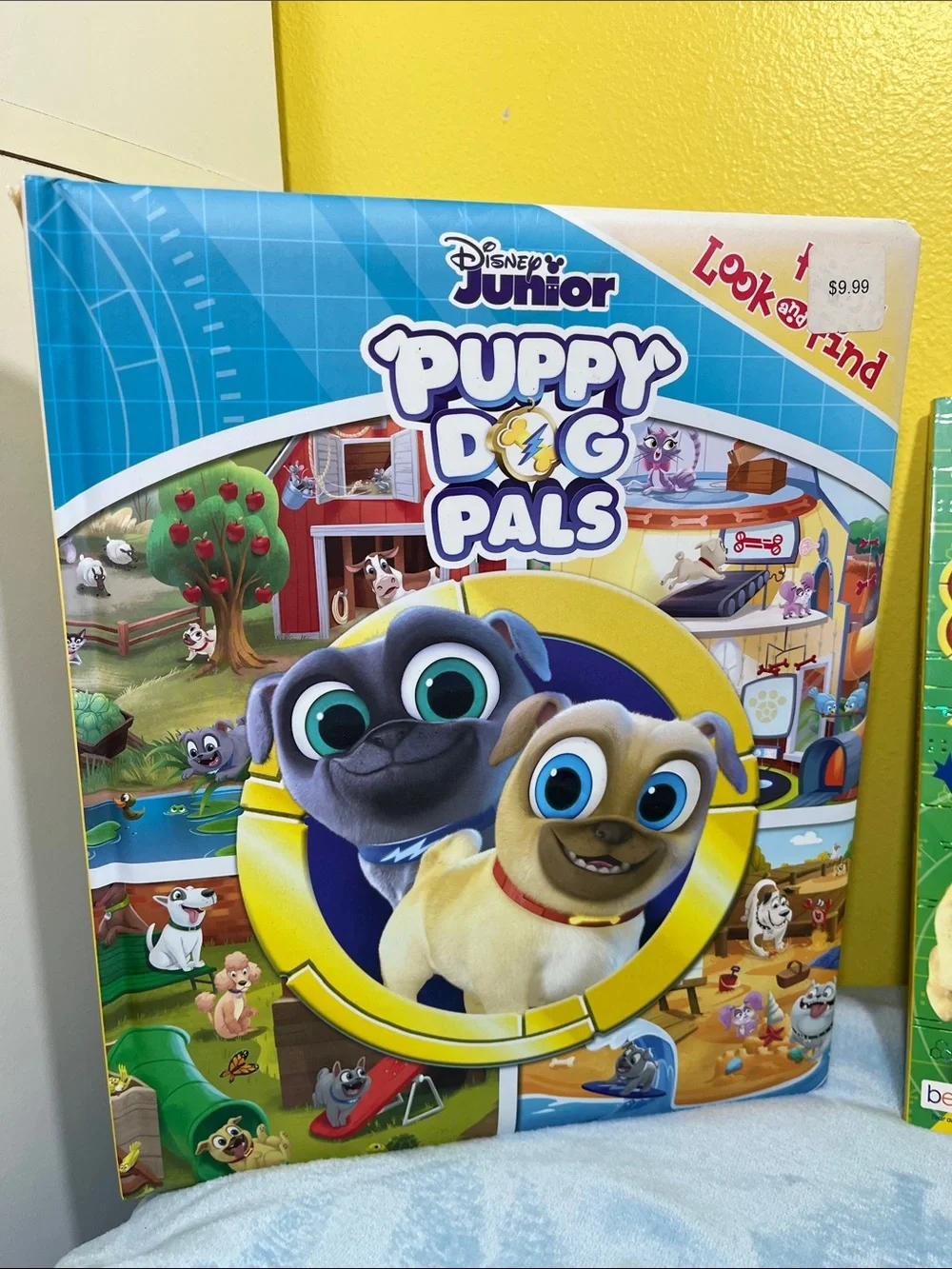 NEW Disney Junior Puppy Dog Pals Book Bundle + TY Muddles Plush | Sticker Book
